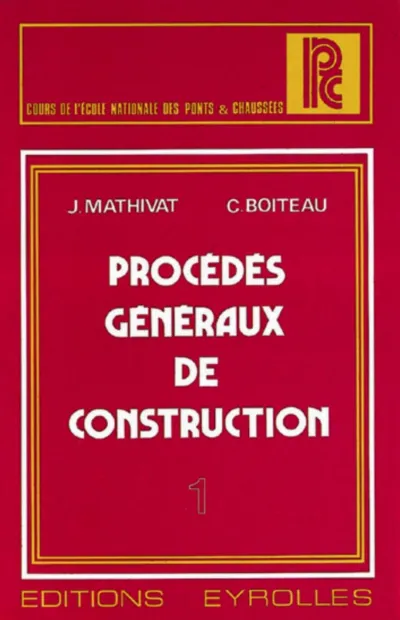 Visuel de Procedes Generaux De Construction Tome 1.