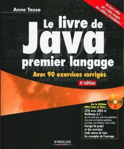 Visuel de Le livre de Java premier langage