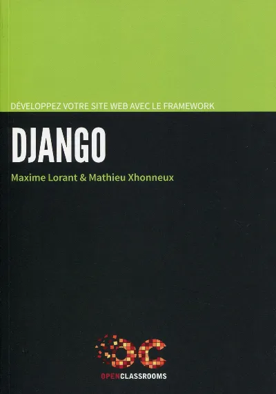 Visuel de Développez votre site web avec le framework Django