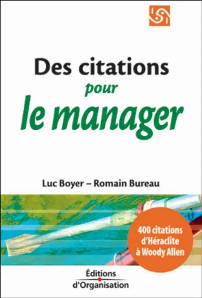 Visuel de 400 citations pour le manager (version poche)