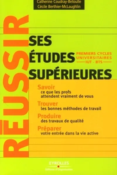 Visuel de Réussir ses études supérieures