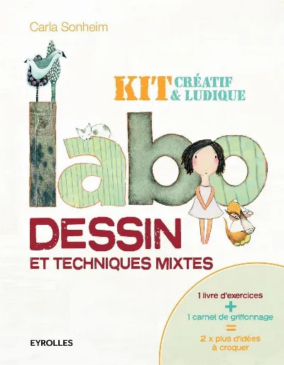 Visuel de Labo dessin et techniques mixtes : Kit créatif et ludique