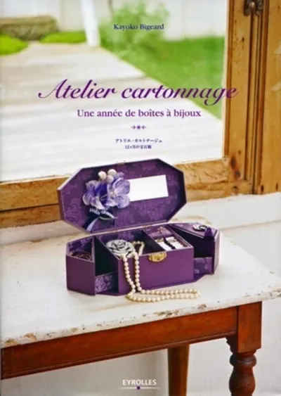 Visuel de Atelier cartonnage. une annee de boites a bijoux. apan