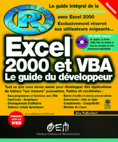 Visuel de Excel 2000 Et Vba Guide