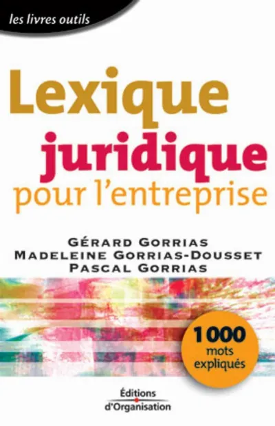 Visuel de Lexique juridique pour l'entreprise