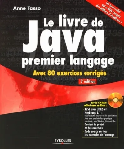 Visuel de Le livre de Java premier langage