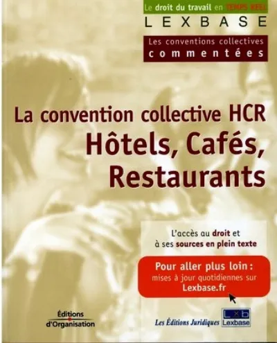 Visuel de La convention collective HCR - Hôtels, Cafés, Restaurants