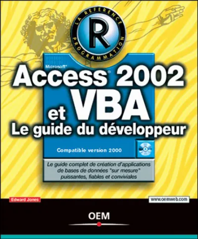 Visuel de Access 2002 et VBA, le guide du développeur