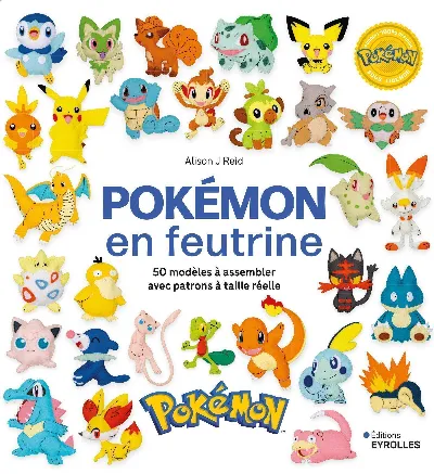 Visuel de Pokémon en feutrine