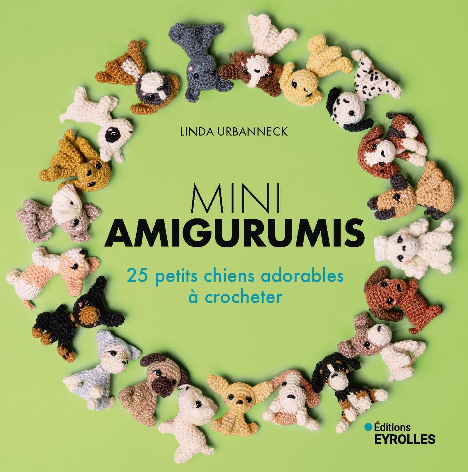 Visuel de Mini-amigurumis - 25 petits chiens adorables à crocheter