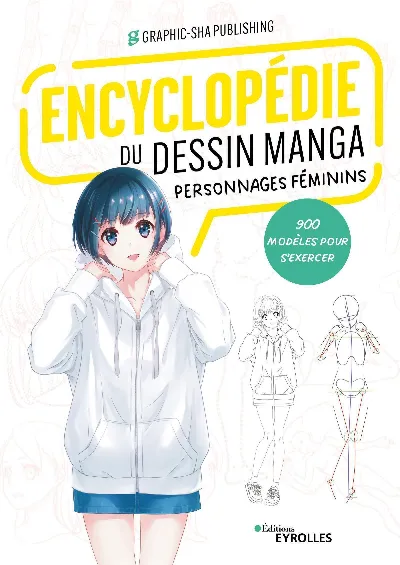 Visuel de Encyclopédie du dessin manga Personnages féminins