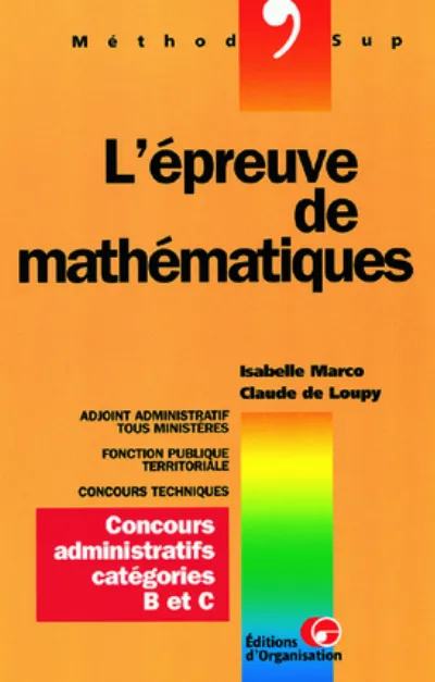 Visuel de Epreuve De Mathematiques